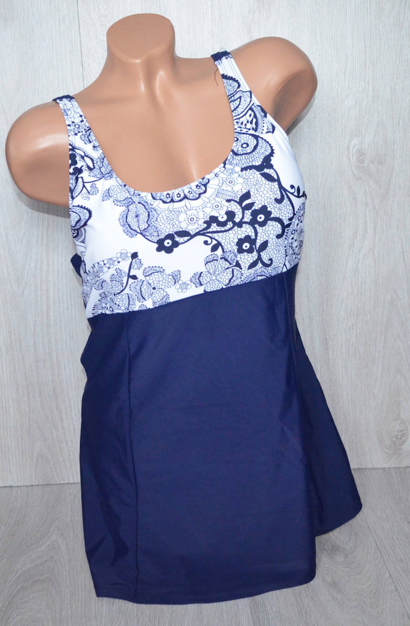 

Женский слитный купальник-платье, увеличенный