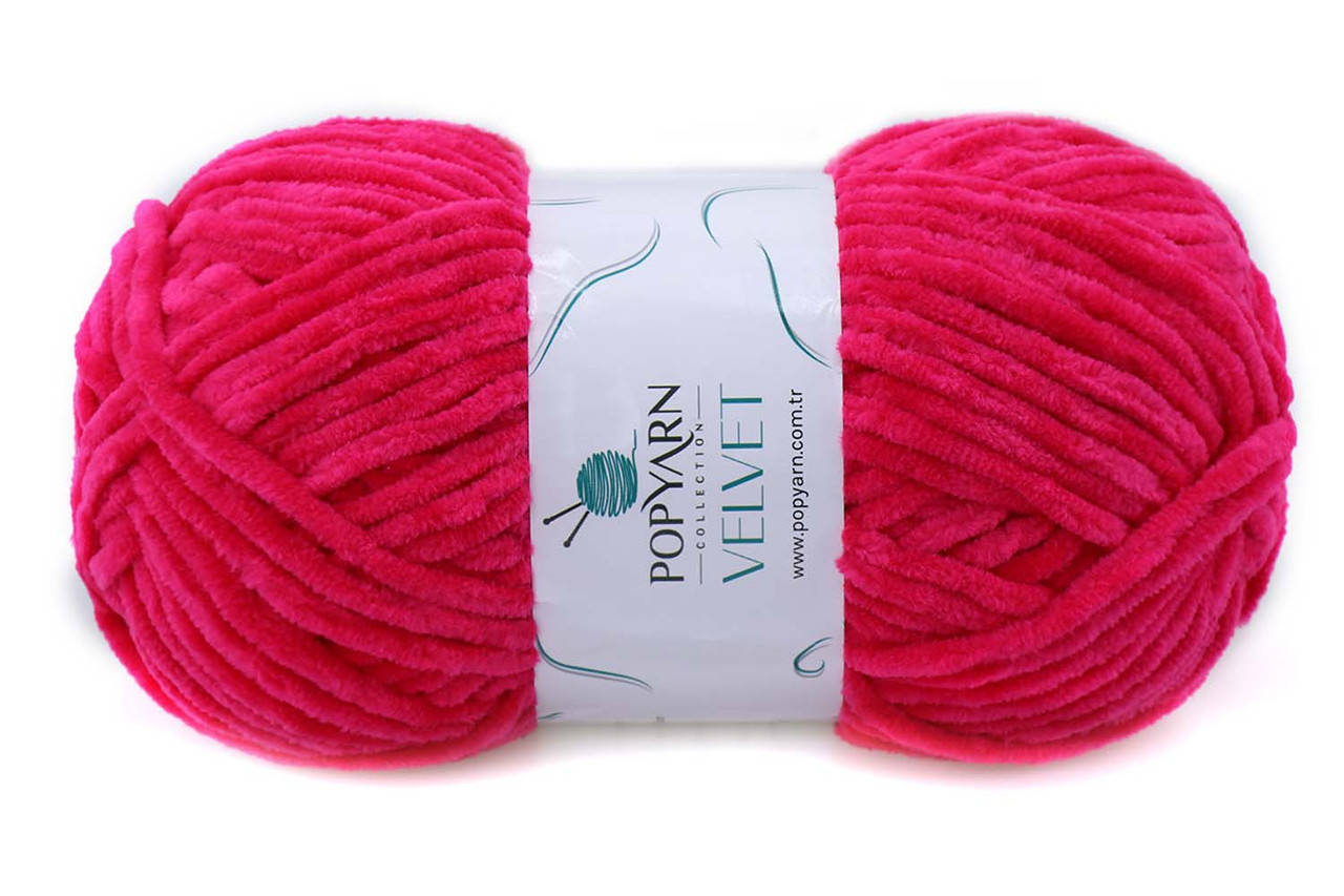 

Popyarn Velvet, Малина №005, Розовый