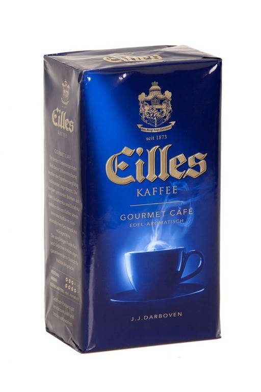 

Кофе молотый Eilles Gourmet Kaffee 500г Германия, 100% Арабика с фруктово-ореховыми нотами