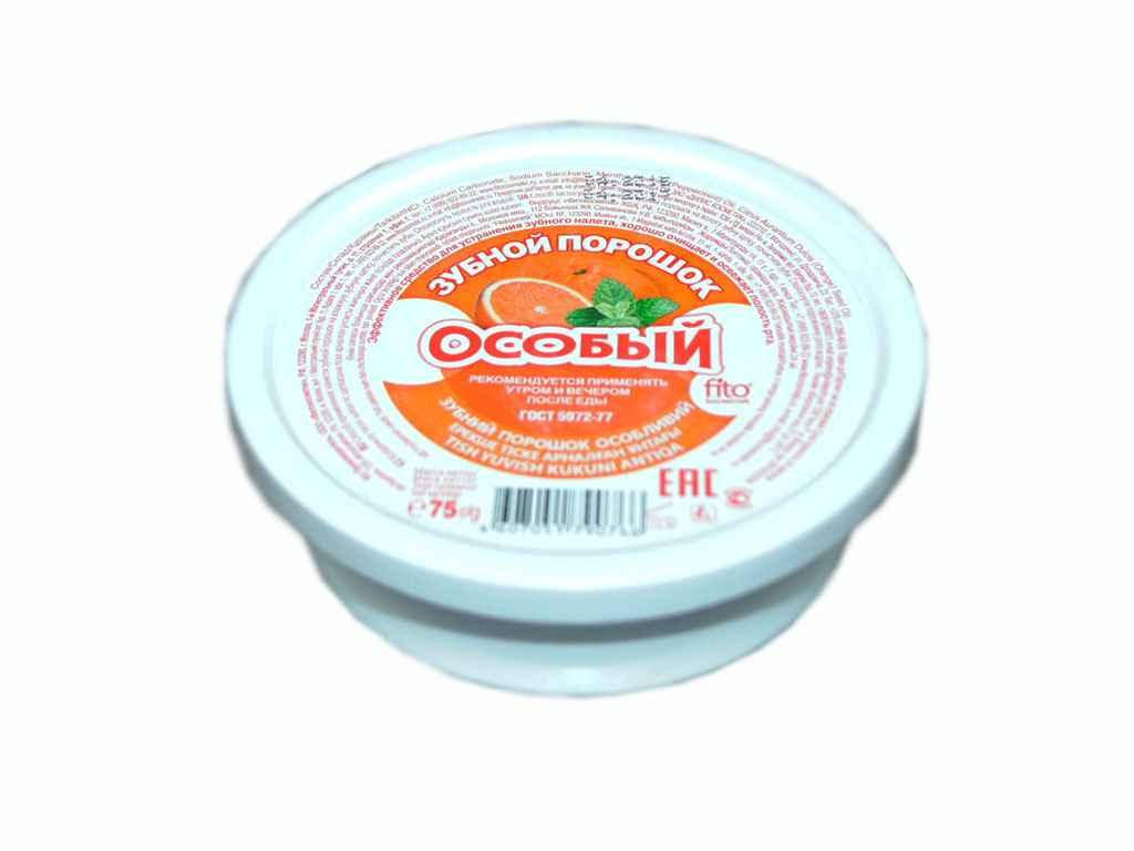 

Зубний порошок 75 г (Особливий) ТМ ФИТО КОСМЕТИК