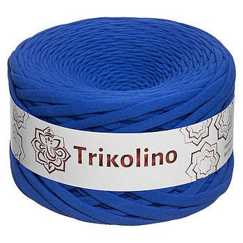 

Пряжа трикотажная 7-9 мм "Trikolino" 100м. Синий электрик