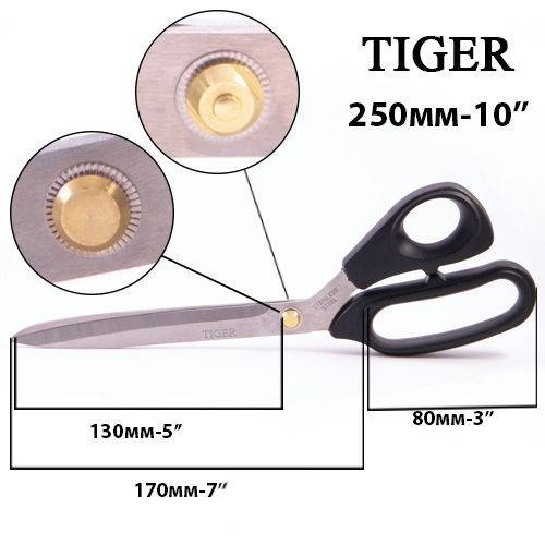 

Ножницы закройщика 250мм (10 "), НС TIGER, GL1110 (6024)