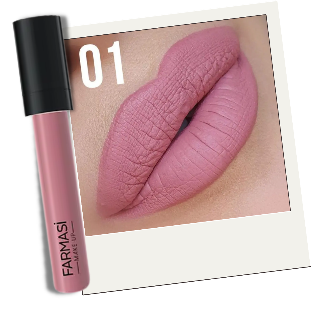 

Жидкая стойкая матовая помада для губ 01 Розовый мусс Make Up Farmasi