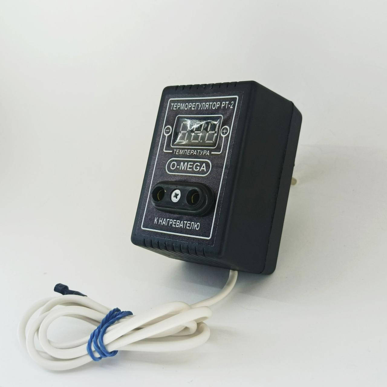 

Терморегулятор для инкубатора, брудера РТ-2 цифровой в розетку