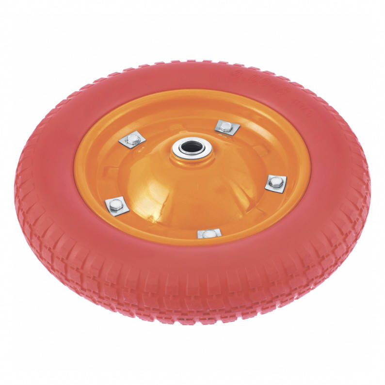 

Колесо полиуретановое 3.00-8, длина оси 90мм, подшипник 16мм // Palisad 68975 689758