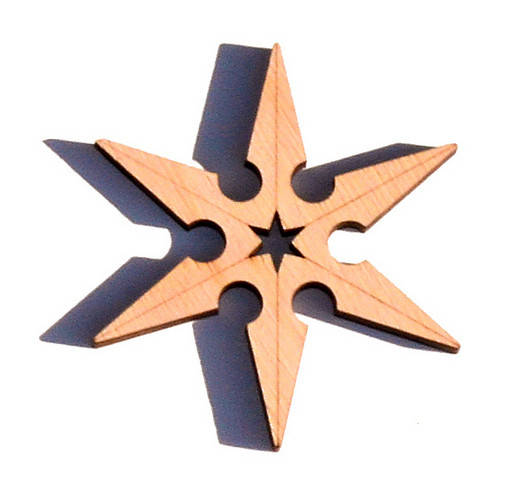 

1 шт Деревянный Ниндзя Сюрикен 1шт Детский Игрушечный 5 видов NINJA SURIKEN дерев'яні сюрікени ніндзя з дерева Себан-Сюрикен, Разные цвета