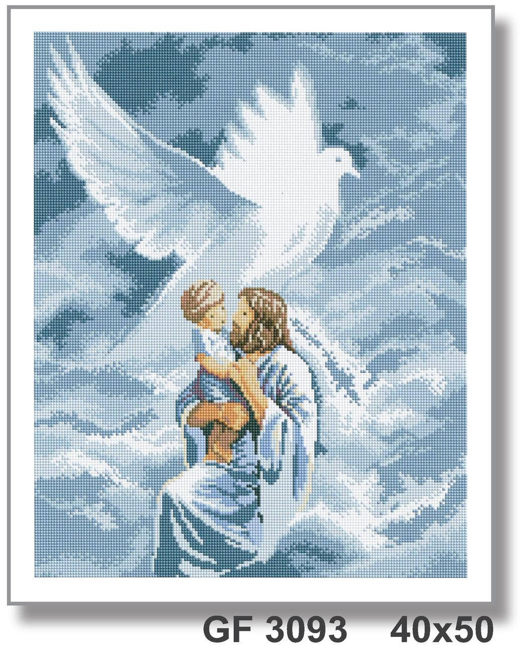 

Алмазна мозаїка "Голуб миру" 40*50 см