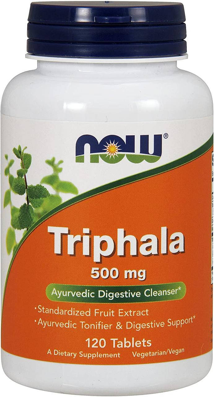 

Трифала нау фудс Now Foods Triphala 500mg 120 таблеток