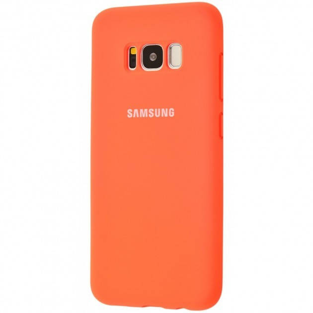

Силиконовый чехол-накладка Silicone Сover для Samsung Galaxy S8 G950 Оранжевый