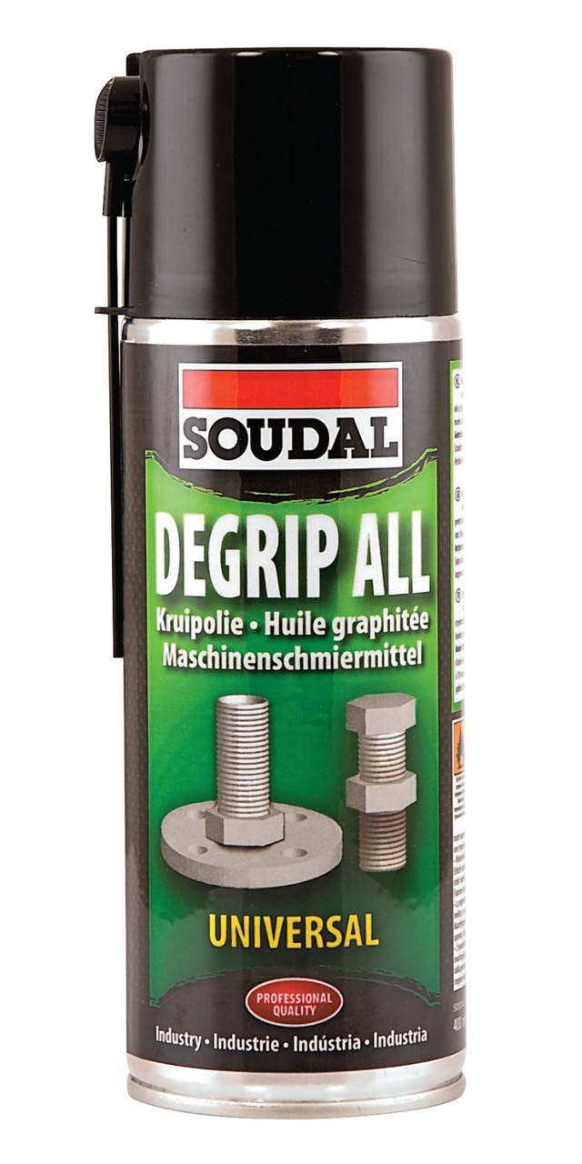 

Спрей Растворитель Ржавчины 400 мл SOUDAL DEGRIP ALL