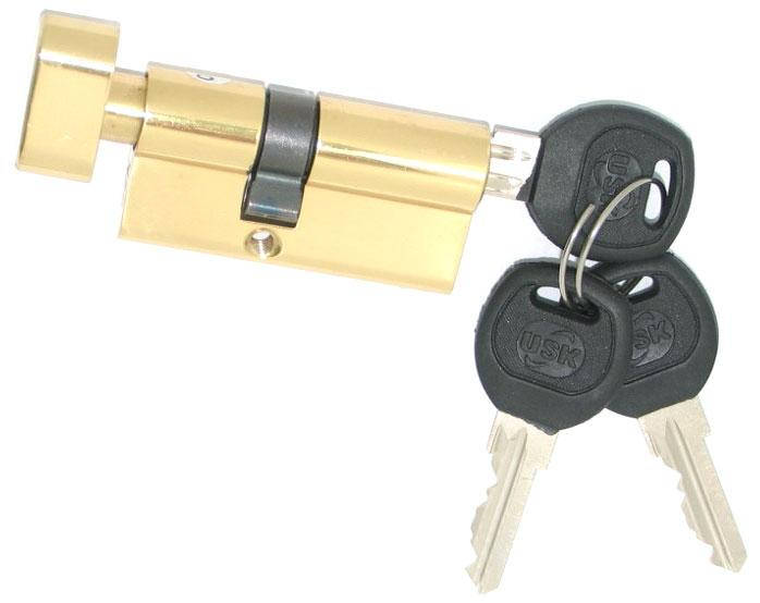 

Цилиндровый механизм USK 3B-62 (36x26) ключ/поворотник