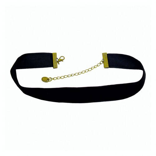 

Чокер (choker) на шею бархатный, чорный, ожерелье, колье