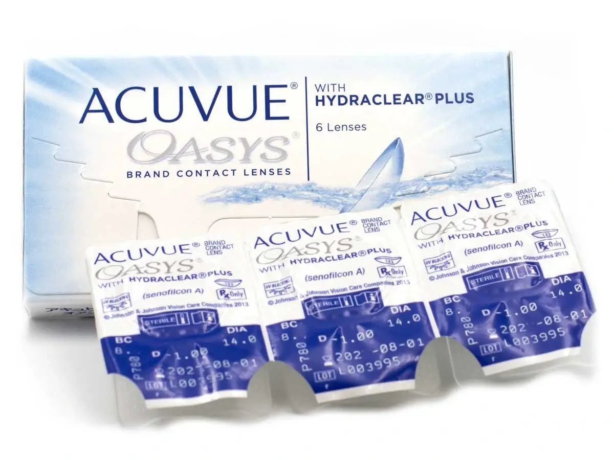 

ACUVUE OASYS With Hydraclear Plus Контактные линзы 6шт.
