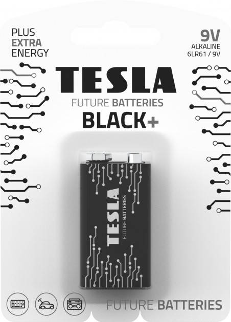 

Крона Tesla BATTERIES 9V BLACK+ 6LR61