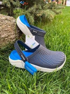 

Кроксы crocs мужские сабо lite ride оригинал 42, Синий