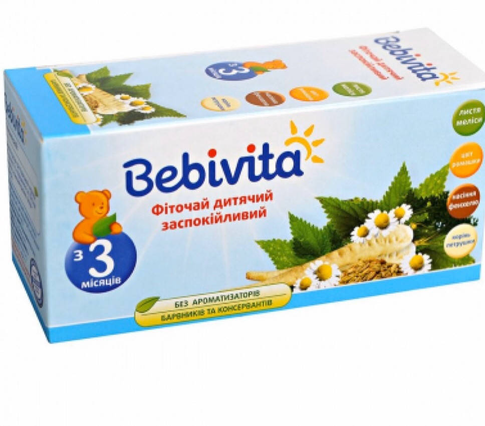 

Фиточай Bebivita успокаивающий 30 гр.