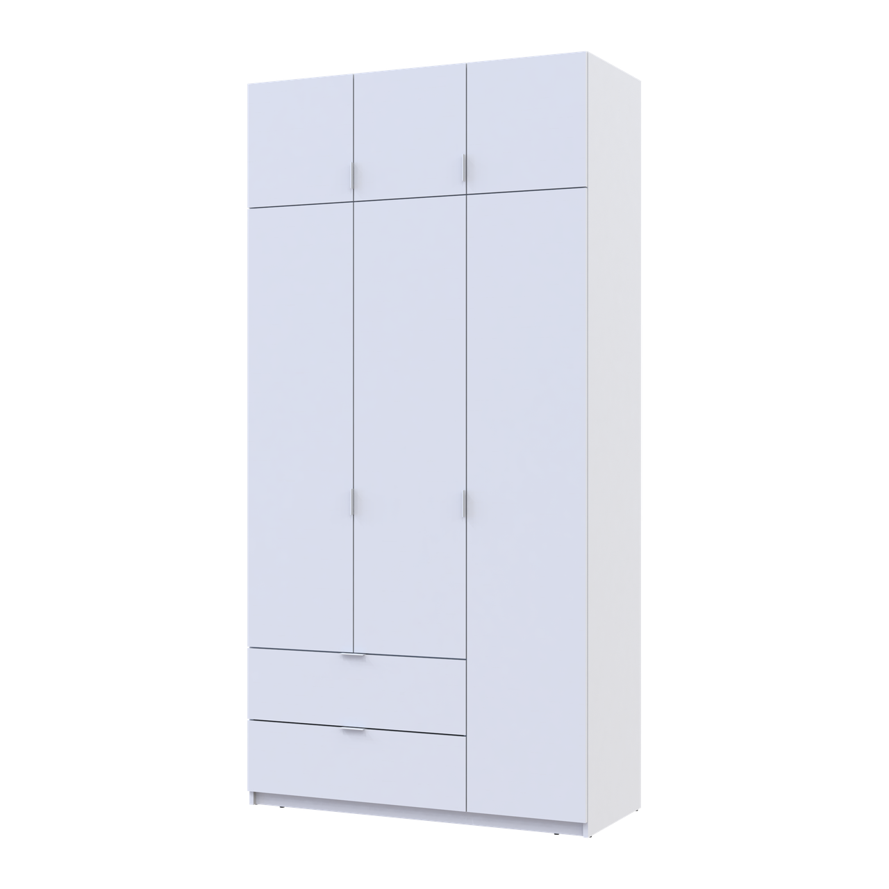 Розпашна Шафа для одягу Doros Лукас Білий 3ДСП 120х50х240 (80737796) 2