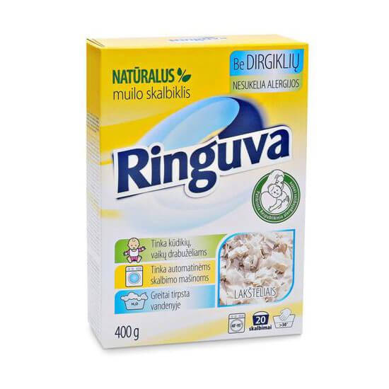 

Мыльное моющее средство Ringuva на основе натурального мыла 400гр.