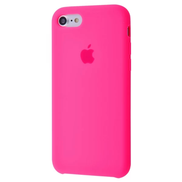

Силиконовый Чехол Накладка Silicone Case для iPhone 7/8/SE 2020 Shiny Pink, Розовый