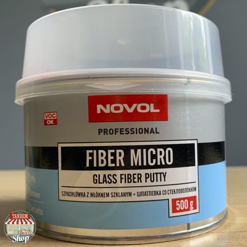 

Шпатлевка с мелким стекловолокном Novol Fiber Micro, 500 г
