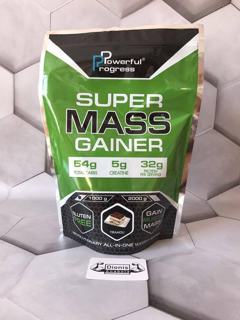 

Super Mass Gainer – высокобелковый Powerful Progress в ассортименте - 1000 г