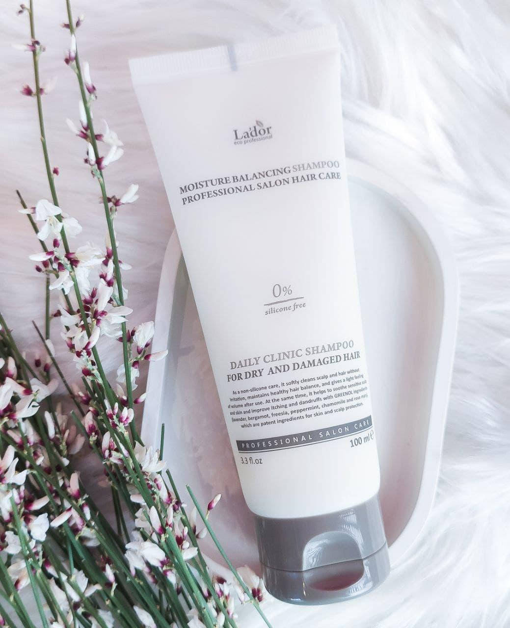 

Безсиликоновый увлажняющий шампунь для волос Lador Moisture Balancing Shampoo 100 мл