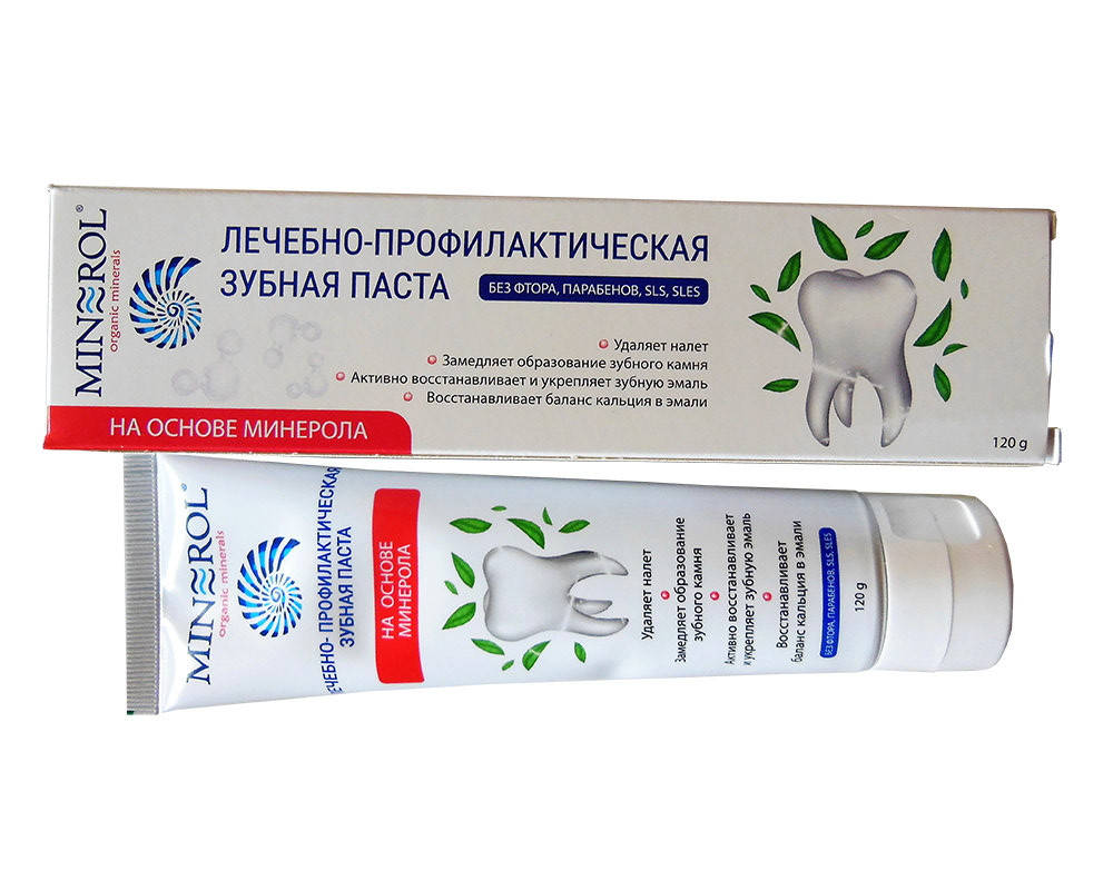 

Зубная паста без фтора "МИНЕРОЛ"