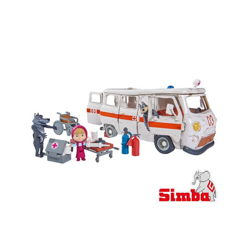 

Игровой набор Машинка Скорая помощь Маша и Медведь Simba 9309863
