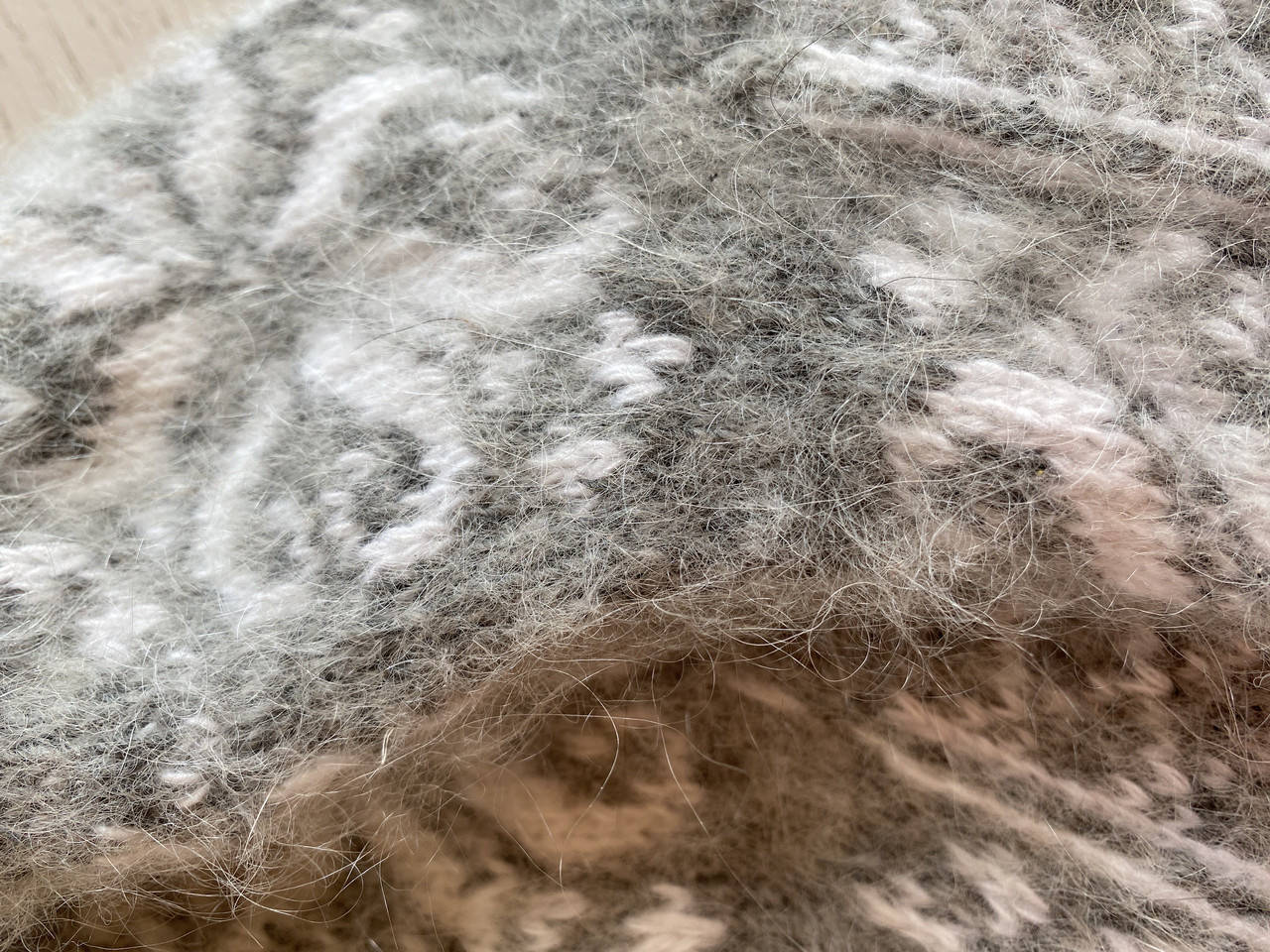 

Дитячі Шкарпетки зимові козячий пух шерсть 17см, Коричневый