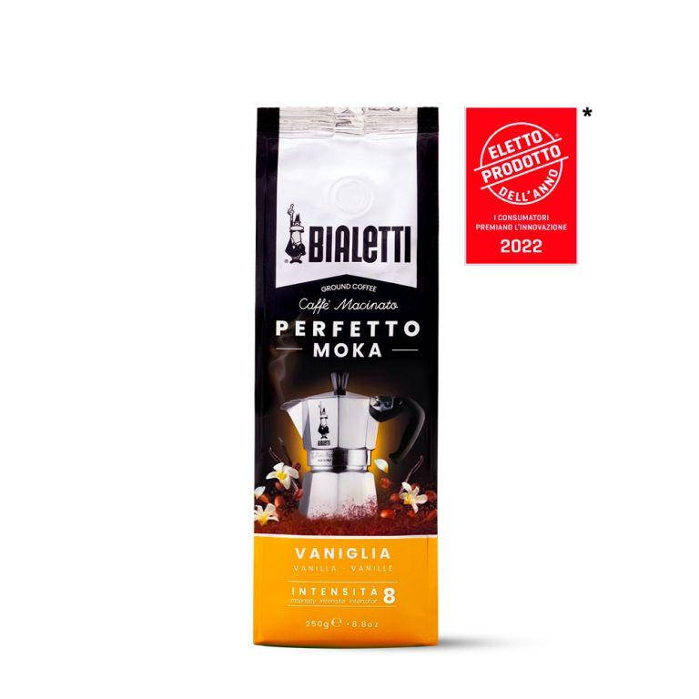 

Кофе Bialetti Perfetto Moka Vaniglia 8 (Ваниль), помол для Moka, обжарка Средняя, 20% Арабика/80% Робуста