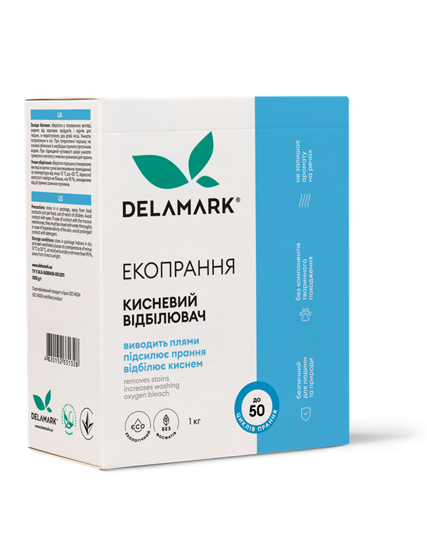 

Кислородный отбеливатель DeLaMark 3 в 1 Экологический, 1 кг