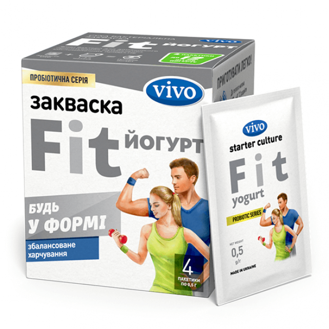 

Закваска «FIT-ЙОГУРТ VIVO» в пакетиках