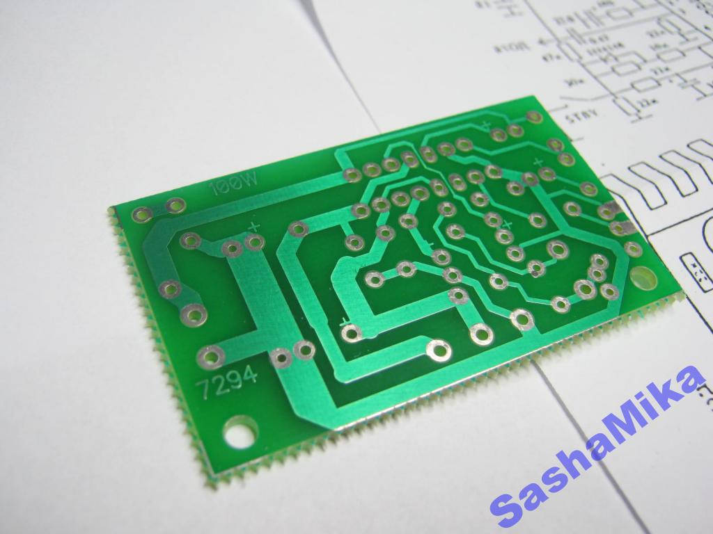 

Плата под усилитель TDA7294 (УНЧ 100Вт)
