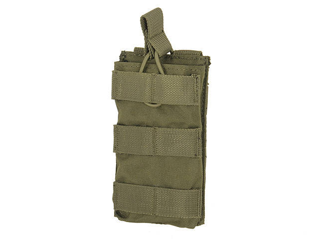 

Открытый одинарный подсумок для магазинов 5.56 - Olive [8FIELDS] (для страйкбола)