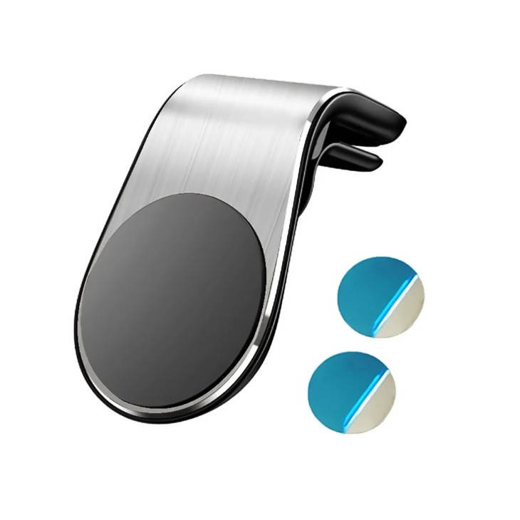 

Автомобильный магнитный держатель телефона - Silver, Серебристый