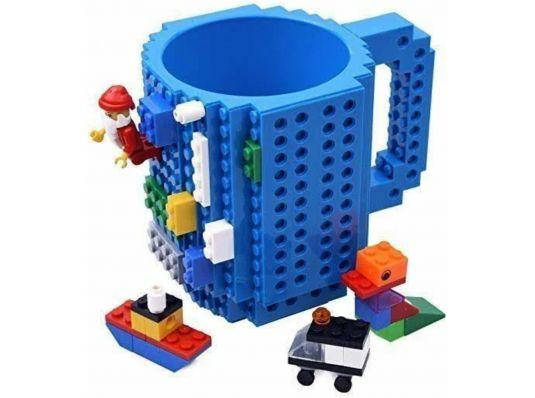 

Кружка Лего Lego чашка конструктор 350мл, Синий