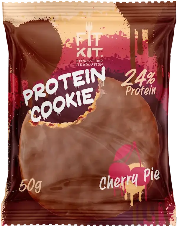 

Протеиновое печенье в глазури Fit Kit Вишня (50 грамм)