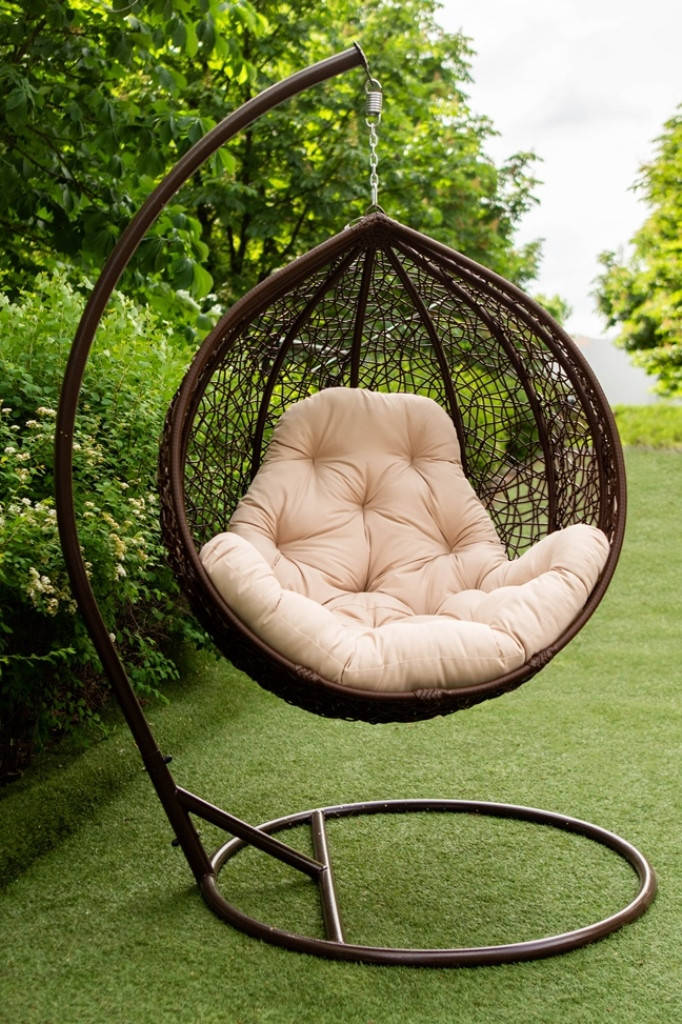 

Подвесное кресло кокон Эмилия Коричневое, Коричневый