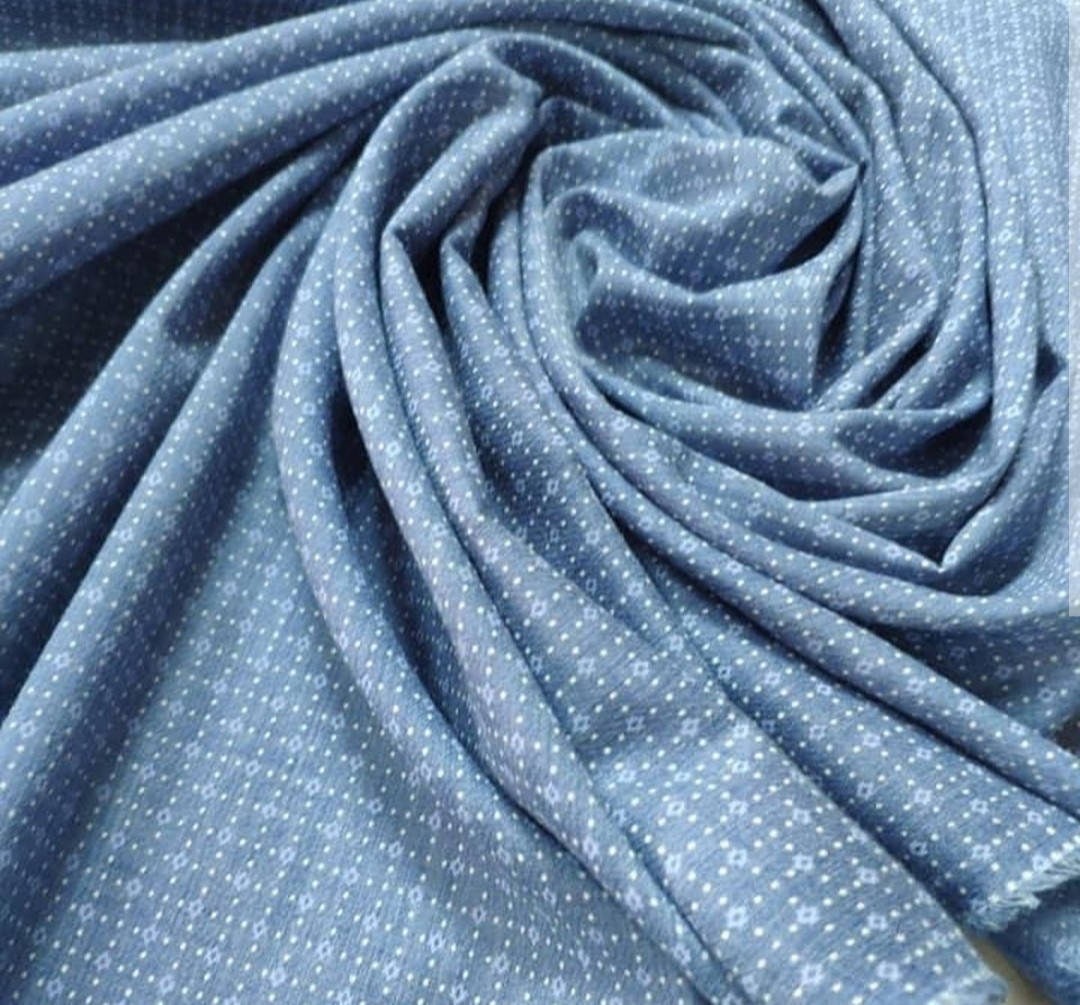 

Лён с вискозой принт