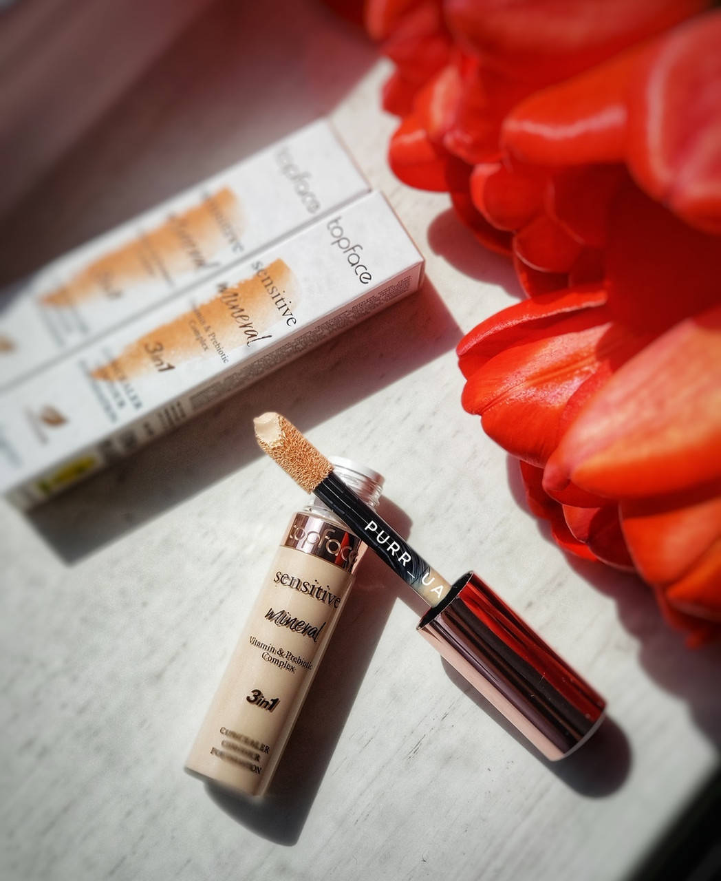 

Консилер для лица TopFace Sensitive Mineral 3 in 1 Concealer оттенок 002, 12 мл