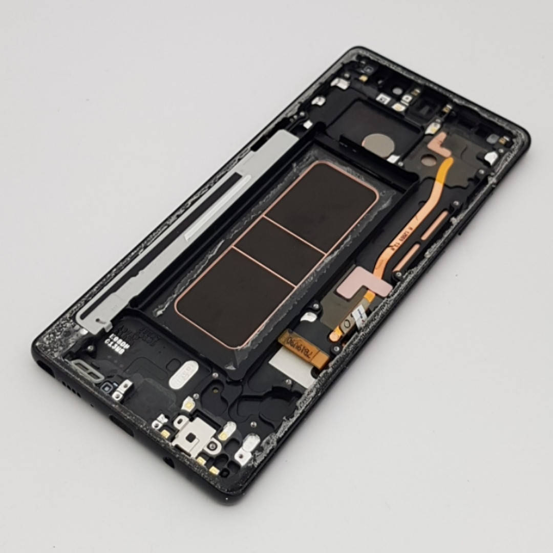 

С дефектом. Дисплей Samsung Note 8 SM-N950F модуль черный с разборки