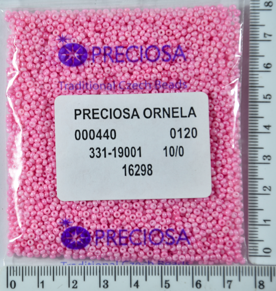 

Бисер PRECIOSA №10/0 натурал №16298 пакет 50 грамм уп=1пакет