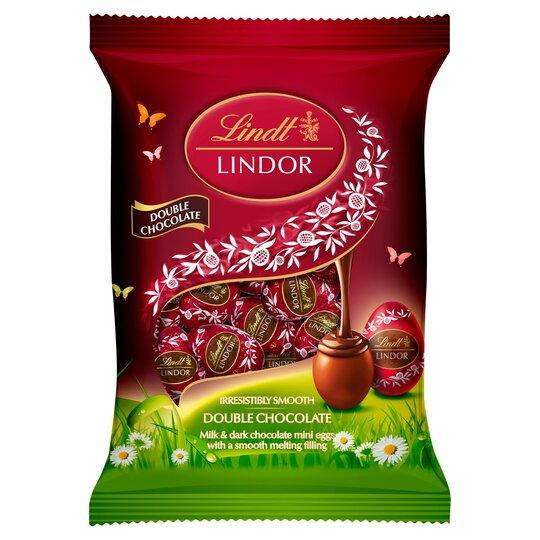 

Шоколадные яйца Lindt Lindor Double Chocolate Mini Eggs 80 g