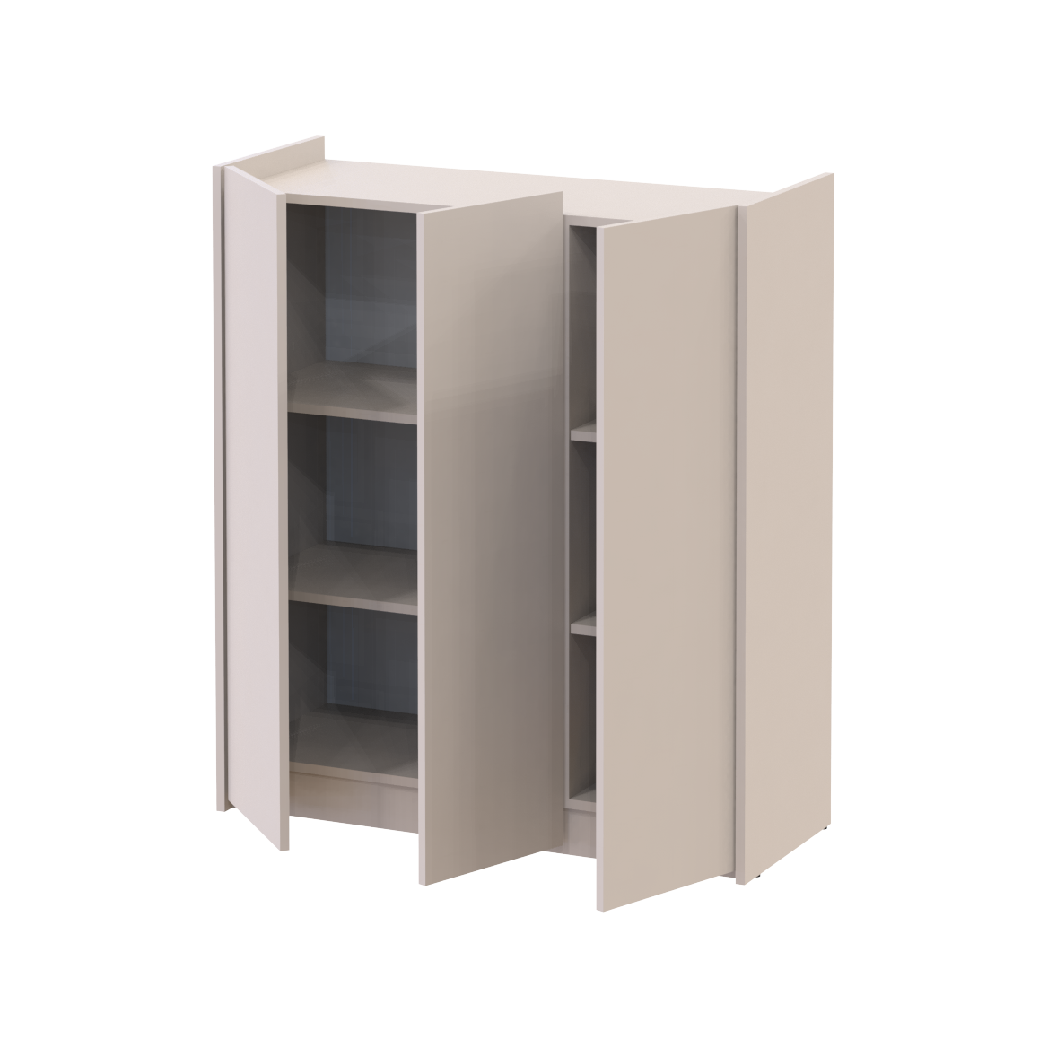 Тумба для взуття Doros Кассель Кашемір 3 ДСП 97х40х110 (41516209) 2