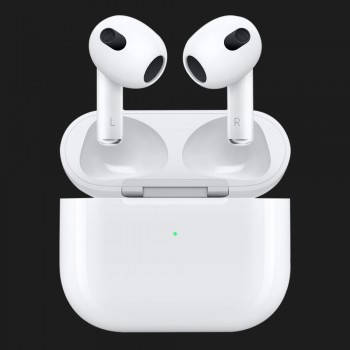 

Беспроводные наушники AirPods 3 Original 1:1 Bluetooth Touch +Pop Up +БЗ с Яблоком, Белый