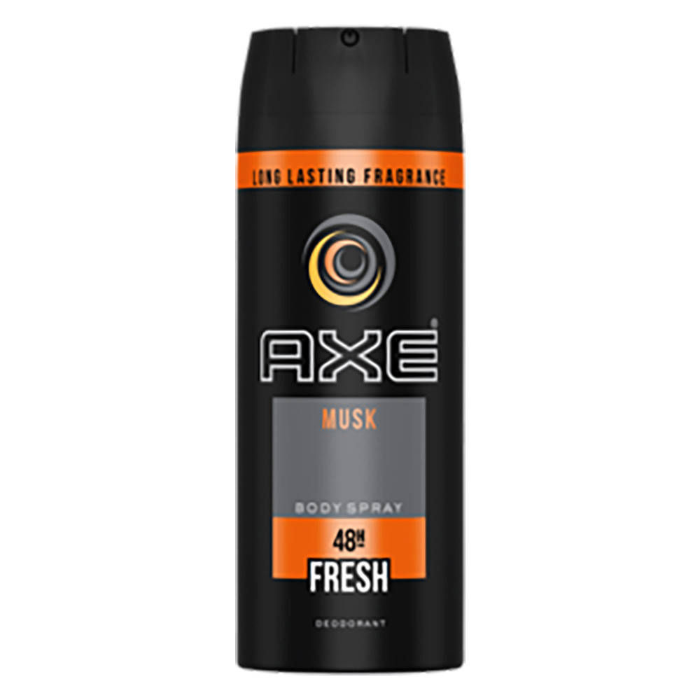 

Дезодорант-спрей для мужчин AXE Musk 48H Fresh 150 мл (6001087364669)