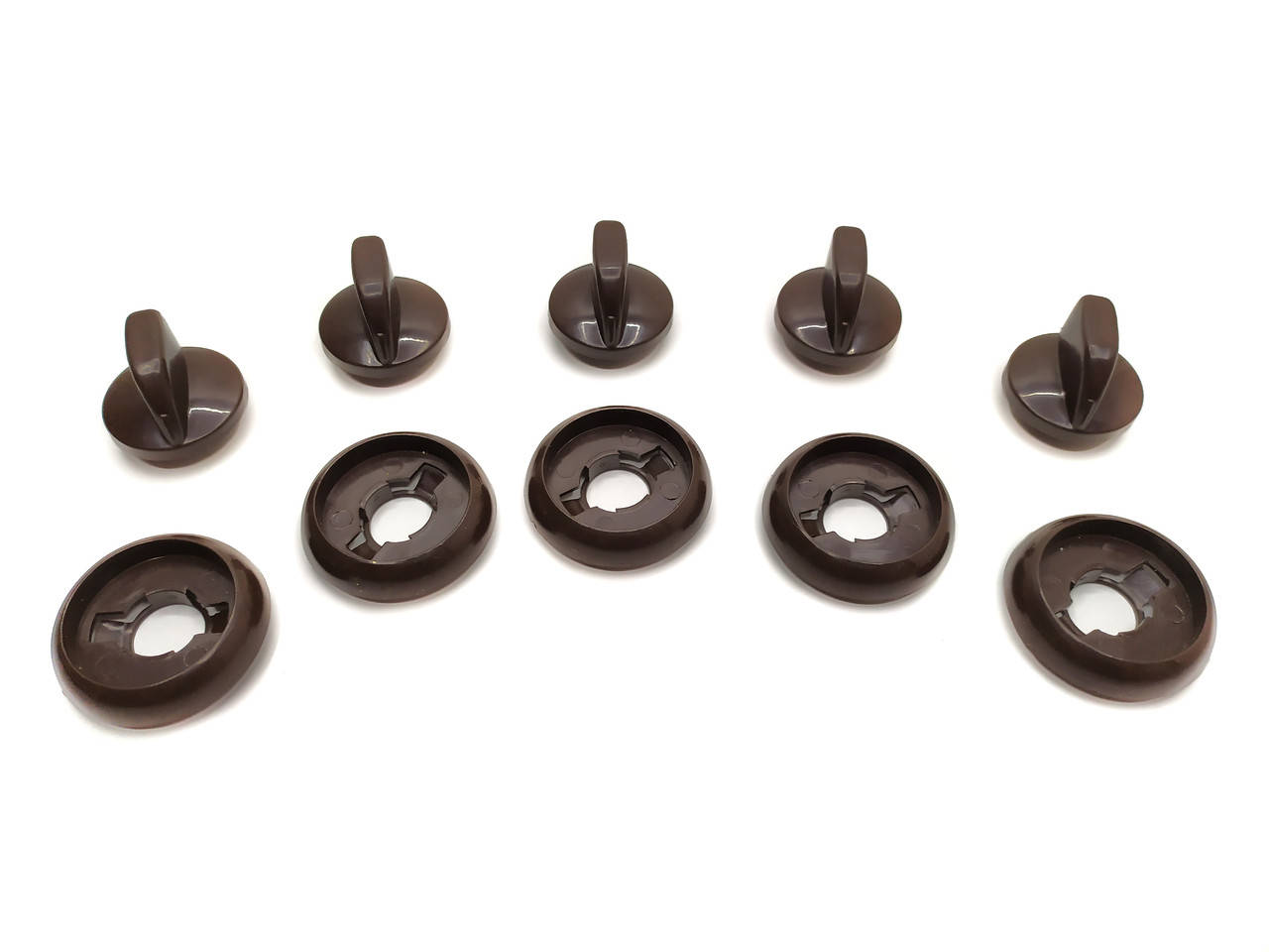 

Ручки коричневые для плиты Greta