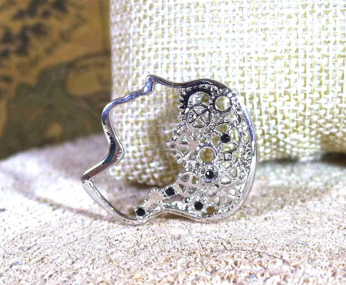 

Брошка мозги для психолога с шестеренками