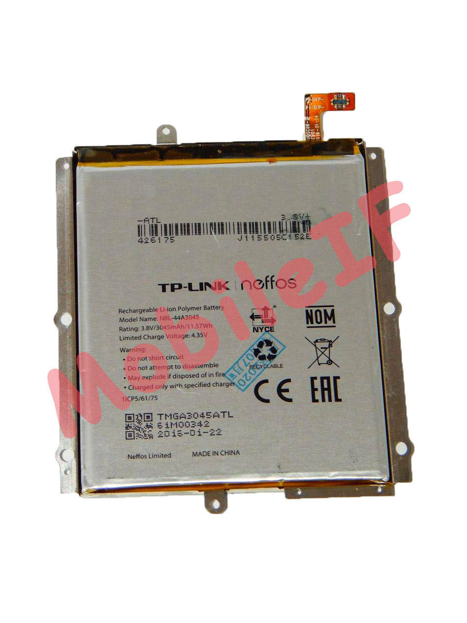 

Аккумулятор Батарея TP-Link Neffos C5 Max TP702A NBL-44A3045