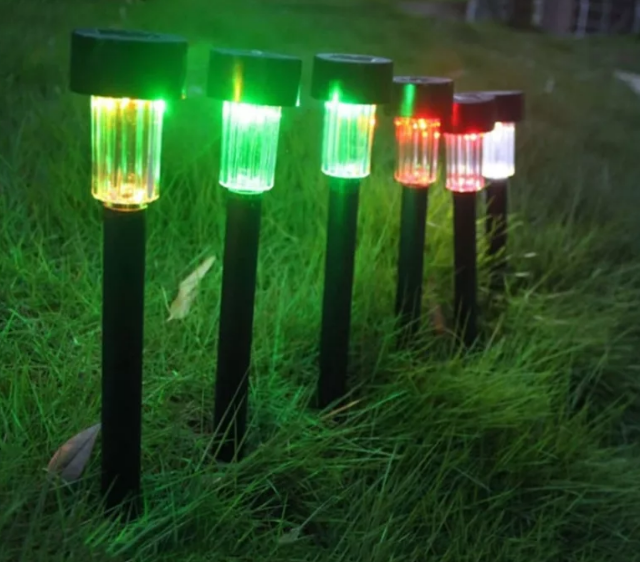 

Светильник садовый столбик на солнечной батарее RGB Lemanso CAB131